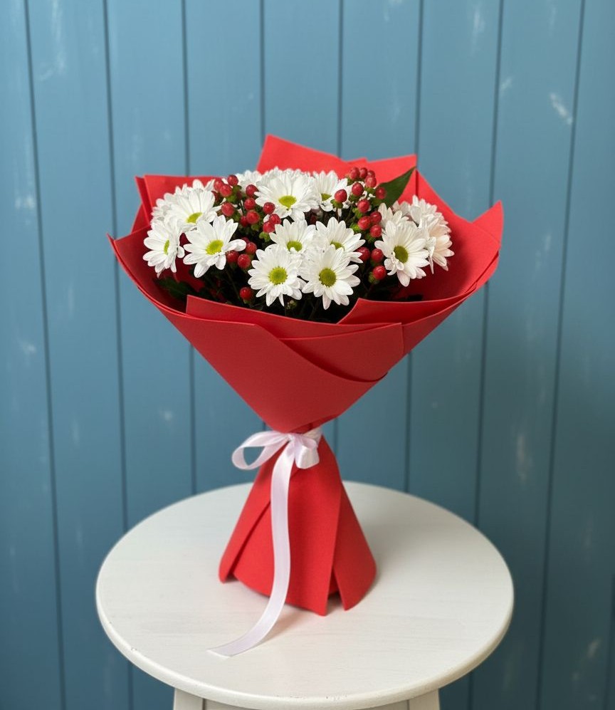 Букет цветов из: Хризантемы в Мошенское