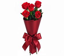 Букет 5 Красных роз Эдлесс Лав в Мошенское