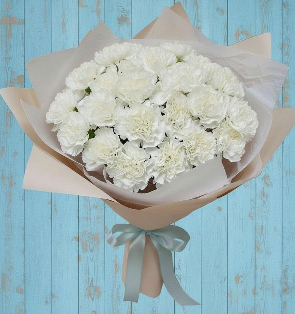 Букет цветов из: Гвоздики в Мошенское