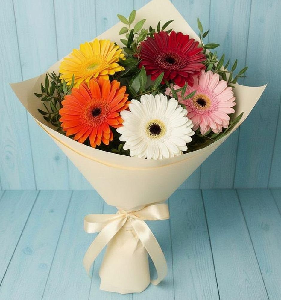 Букет цветов из: Герберы в Мошенское