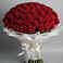 Букет 101 Красная роза Блэк Мэджик в Мошенское