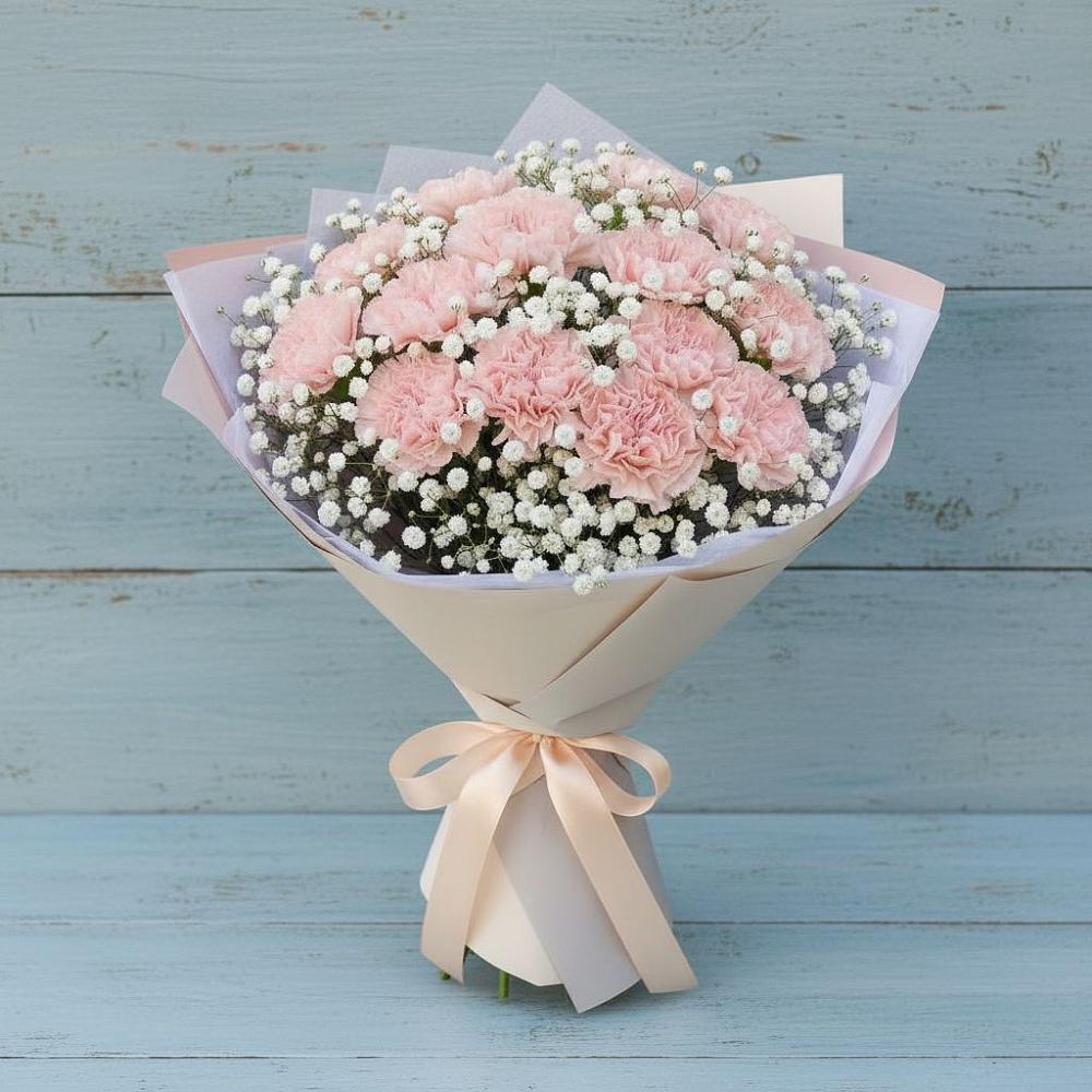 Букет цветов из: Гвоздики в Мошенское