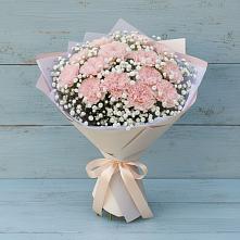 Букет цветов из:  Гвоздики в Мошенское