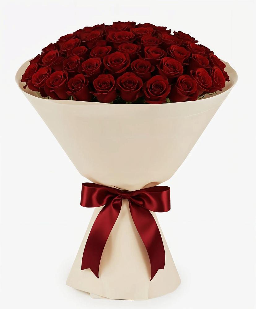 Букет 101 Бордовая роза Блэк Бакарра в Мошенское