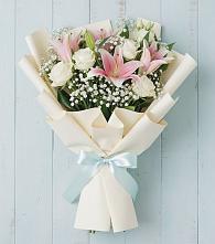 Букет цветов из:  Лилии в Мошенское