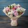 Букет цветов из: Хризантемы, Альстромерии и Розы в Мошенское